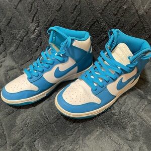 Nike Dunk high laser blue US 9.5